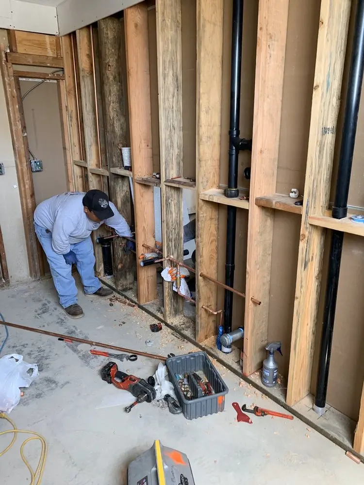 Commercial rough-in plumbing for Gas Line Repair in Lake Elsinore Hills District